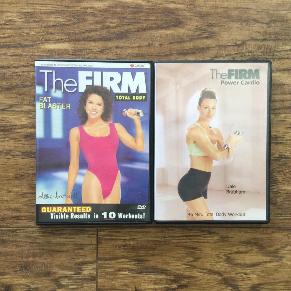The Firm Fat Blaster Allie Strickland & Power Cardio Dale Brabham DVDs